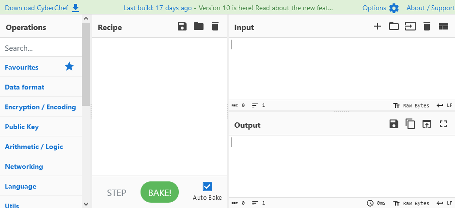 CyberChef GUI