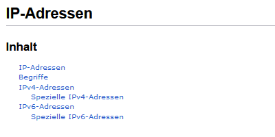 IP-Adressen