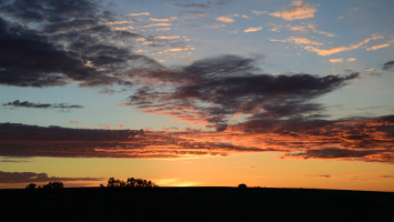 Dark Clouds Sunrise